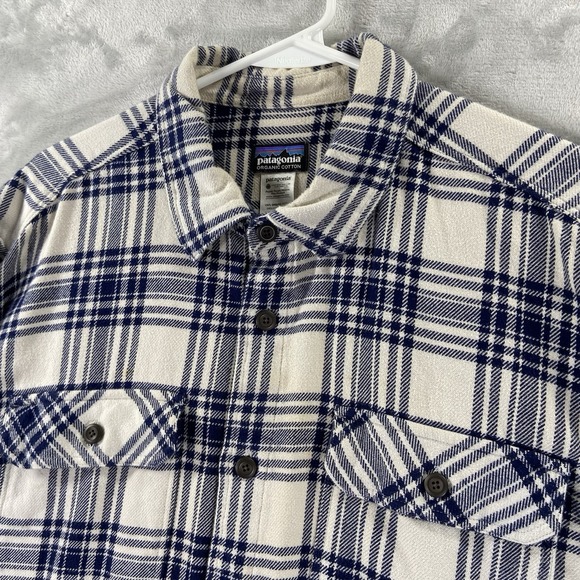 Patagonia Other - Patagonia Shirt men's Large Fjord Flannel Button Up Long Sleeve Organic Cotton